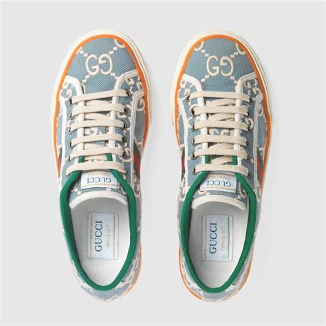 gucci sneakers lippen|denim gucci sneakers.